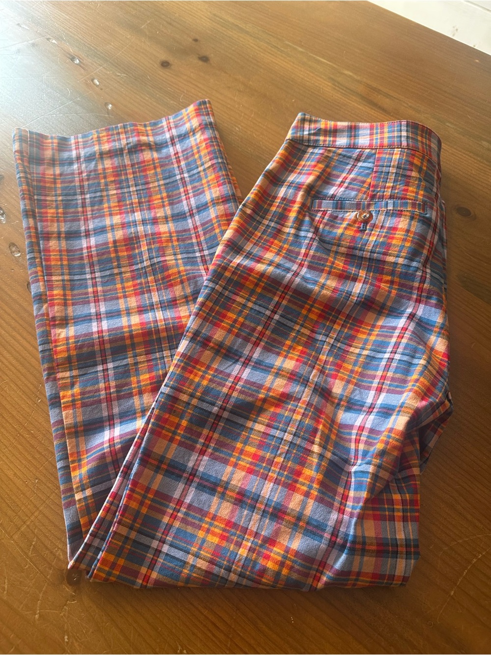 Maeve Anthropologie Flared Plaid Pants - Picture 11 of 11
